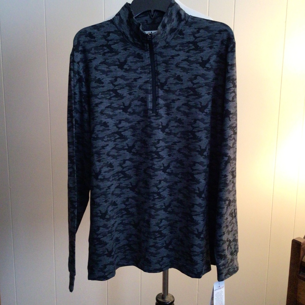 MENS GRANDSLAM PERFORMANCE QUARTER ZIP GOLF PULLOVER - LARGE -  NEW WITH TAGS